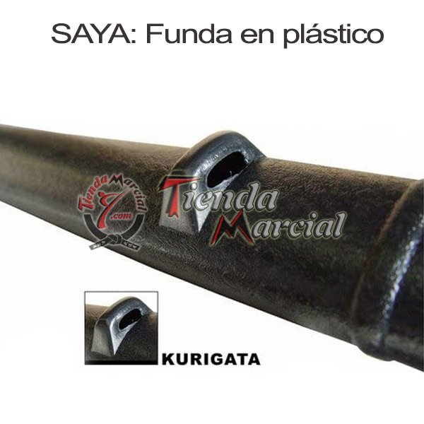 Bokken polipropileno con saya - Espada, katana Samurai para entrenamiento Kenjutsu, Ninjutsu, Kendo