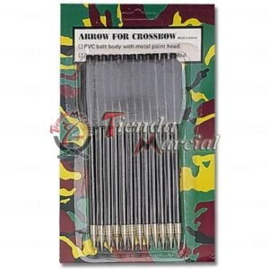 Flechas repuesto negras X12 - Ballesta