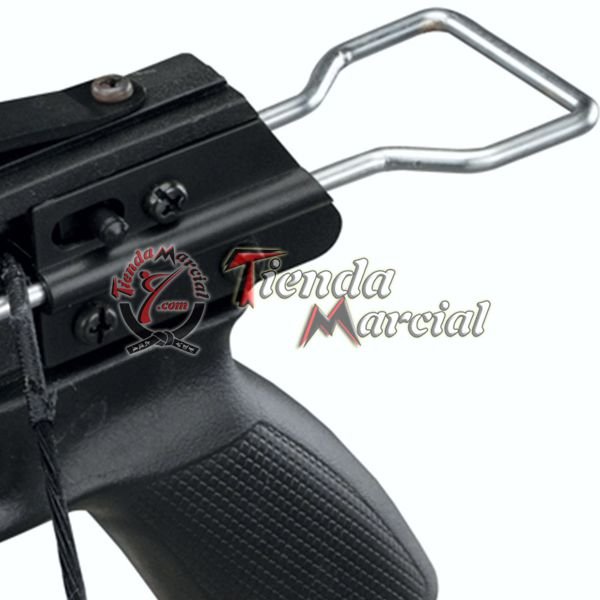 Ballesta de 50 libras con juego de 5 flechas, lista para la cacería