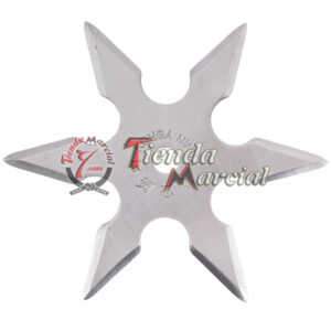 Shuriken acero Kohga 6 puntas - Plateado