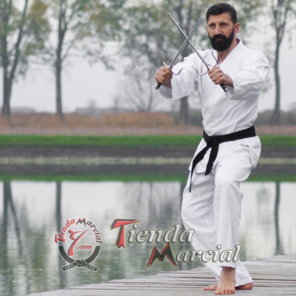 Sai para Artes Marciales, Kobudo. Par de Sai fabricados en metal de alta calidad.