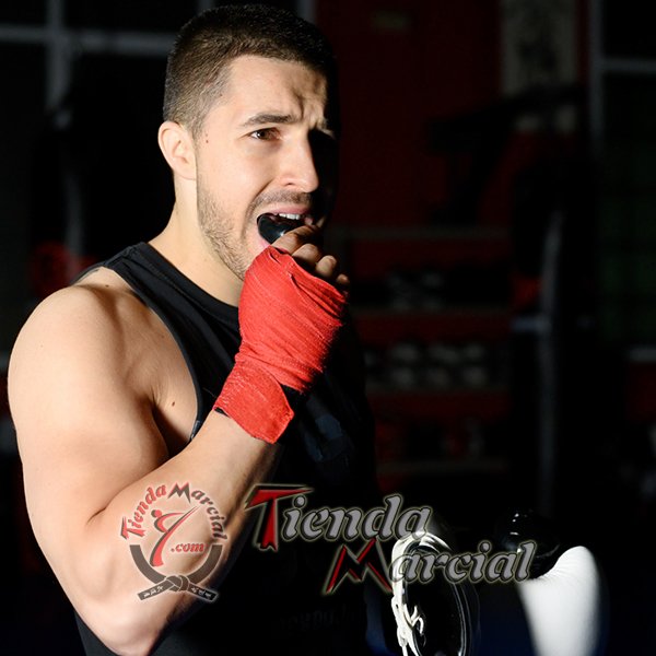 Protector bucal doble con estuche para boxeo, artes marciales, mma