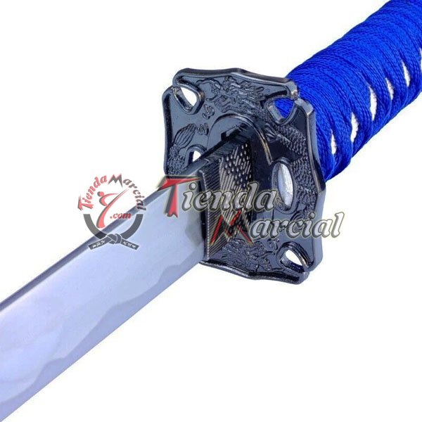 Espada Katana Samurai Clásica Azul - Decorativa Tienda Marcial