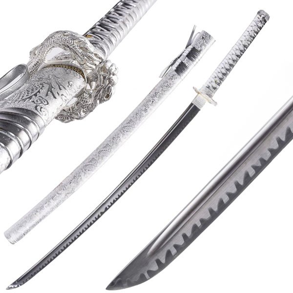 Espada Katana Samurai Ginkakuji Funcional acero 1060 fulltang original Tienda Marcial Colombia