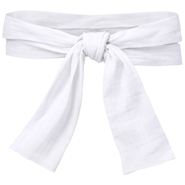 Soto Obi blanco para Kenjutsu, Battojutsu e Iaido, cinturón japonés para portar la espada Colombia
