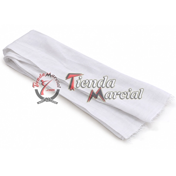 Soto Obi blanco para Kenjutsu, Battojutsu e Iaido, cinturón japonés para portar la espada Colombia
