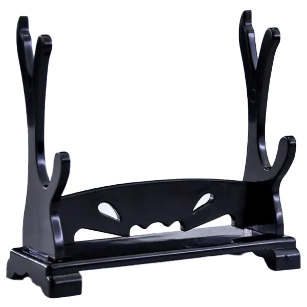 Base miniatura para espada cortapapel, soporte de mesa para 2 espadas miniaturas