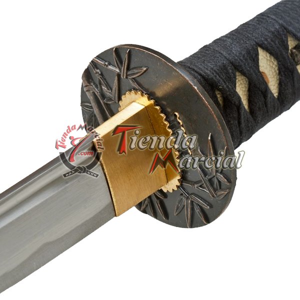 Katana, espada Samurai original fabricada a mano en acero al carbono 1045