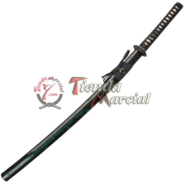 Katana, espada Samurai original fabricada a mano en acero al carbono 1045