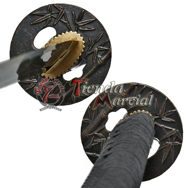 Katana, espada Samurai original fabricada a mano en acero al carbono 1045