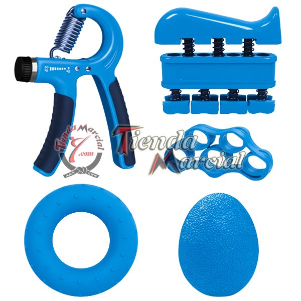 Combo de entrenamiento y terapia para manos y antebrazos - Hand Grip