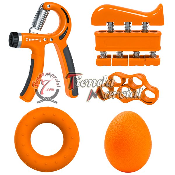 Combo de entrenamiento y terapia para manos y antebrazos - Hand Grip