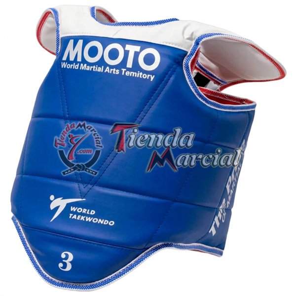 Peto – Pechera Taekwondo Reversible Rojo/Azul Profesional