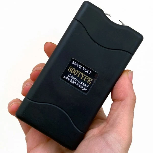 Taiser electroshock con linterna integrada, defensa personal portátil y recargable