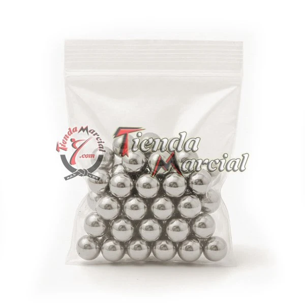 Balines 4.5mm de acero esféricos, vista de cerca de la munición para pistolas CO2