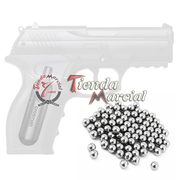 Bolsa de balines 4.5mm de acero con las 60 unidades incluidas
