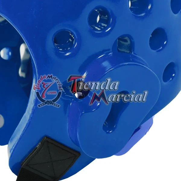 Casco Taekwondo, Karate azul, espuma inyectada