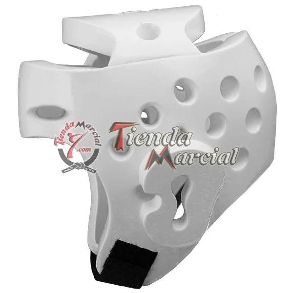 Casco Taekwondo, Karate blanco - vista lateral
