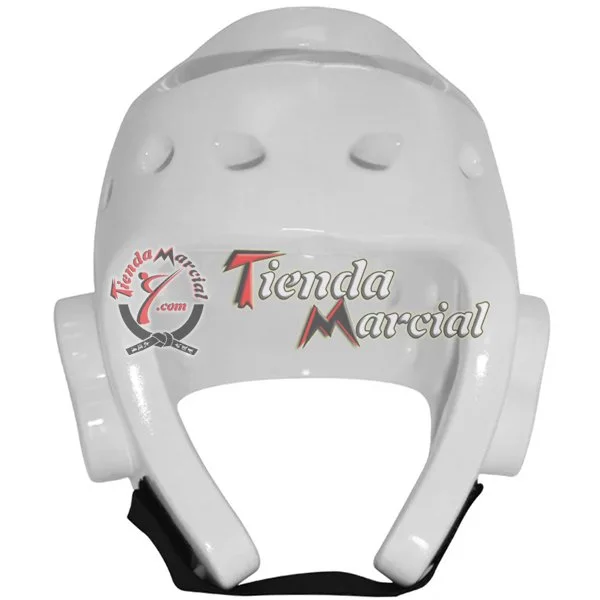 Casco Taekwondo, Karate blanco - vista frontal