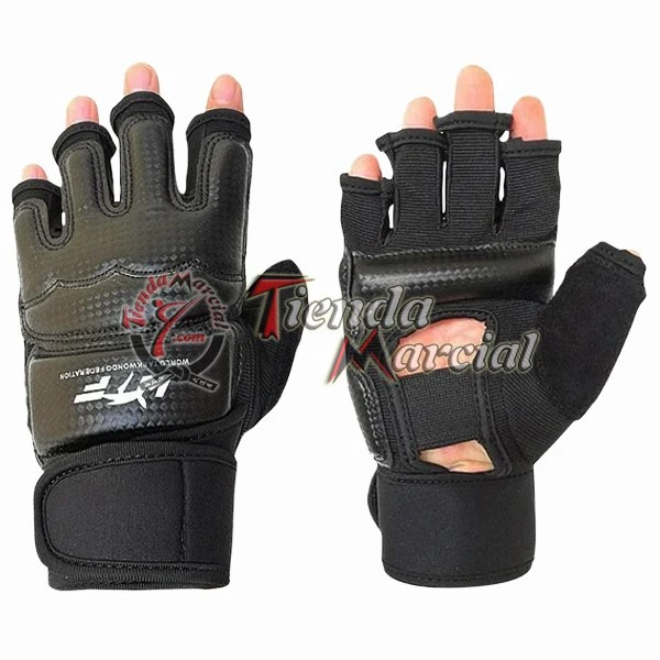 Guantes para Taekwondo WTF, WT, ITF Negros. Campeonatos y entrenamientos Artes Marciales