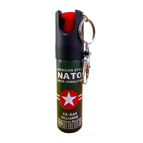 Gas pimienta defensa personal 20 ml en llavero Nato