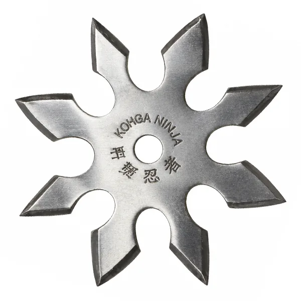 Shuriken acero Kohga 8 puntas - estrella ninja con grabado Kohga Ninja