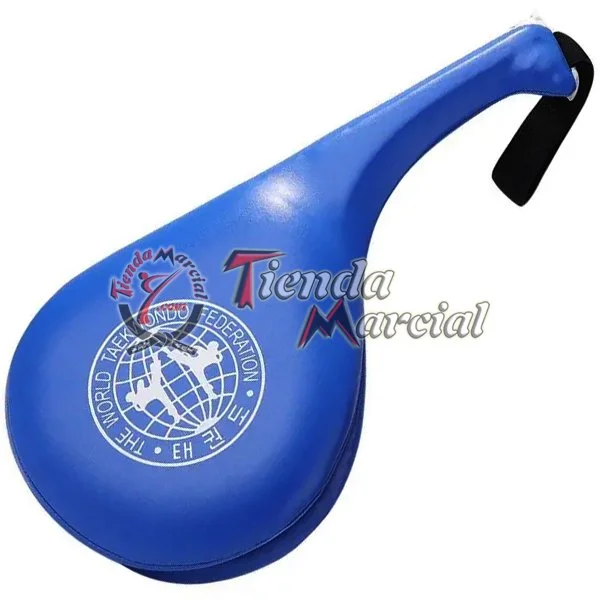 Palchagui doble de Taekwondo, raqueta de doble capa para entrenar patadas y velocidad, en negro, rojo y azul Colombia