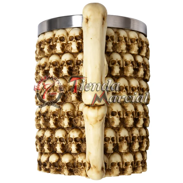 Mug Catacumbas de París - asa en forma de hueso
